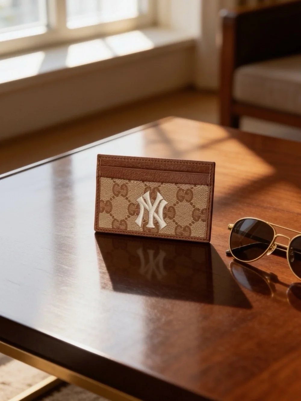 ⚾️ NWT Gucci MLB New York Yankees™ GG Supreme Card Case